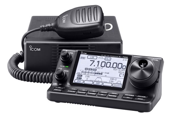 An ICOM radio communication device